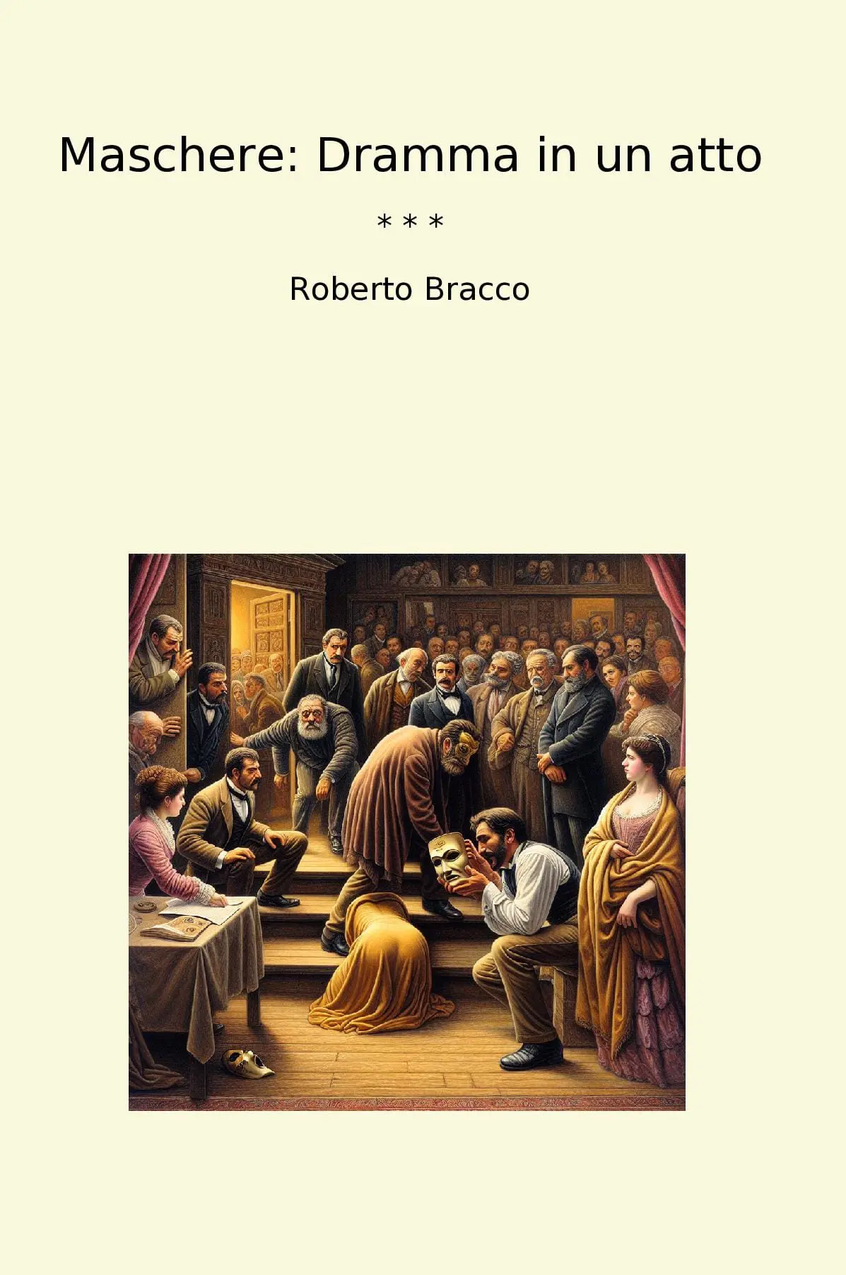 Maschere: Dramma in un atto