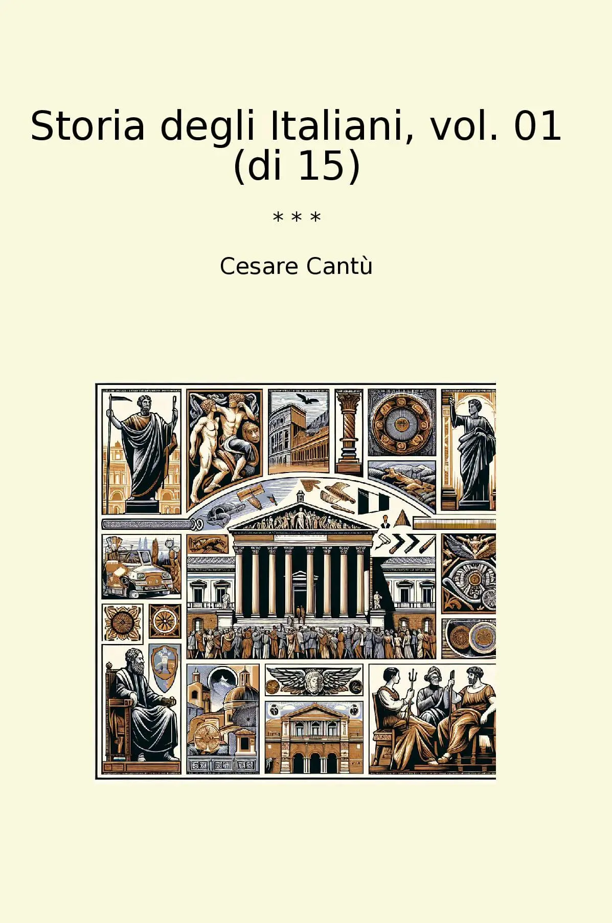 Storia degli Italiani, vol. 01 (di 15)