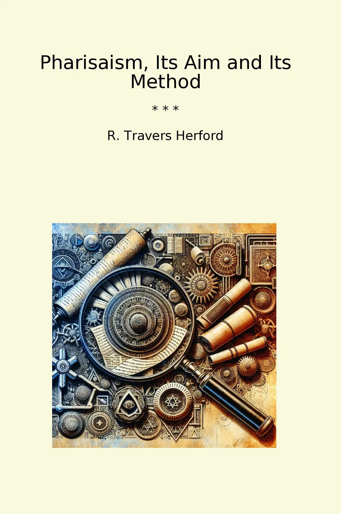 Pharisaism, Its Aim and Its Method