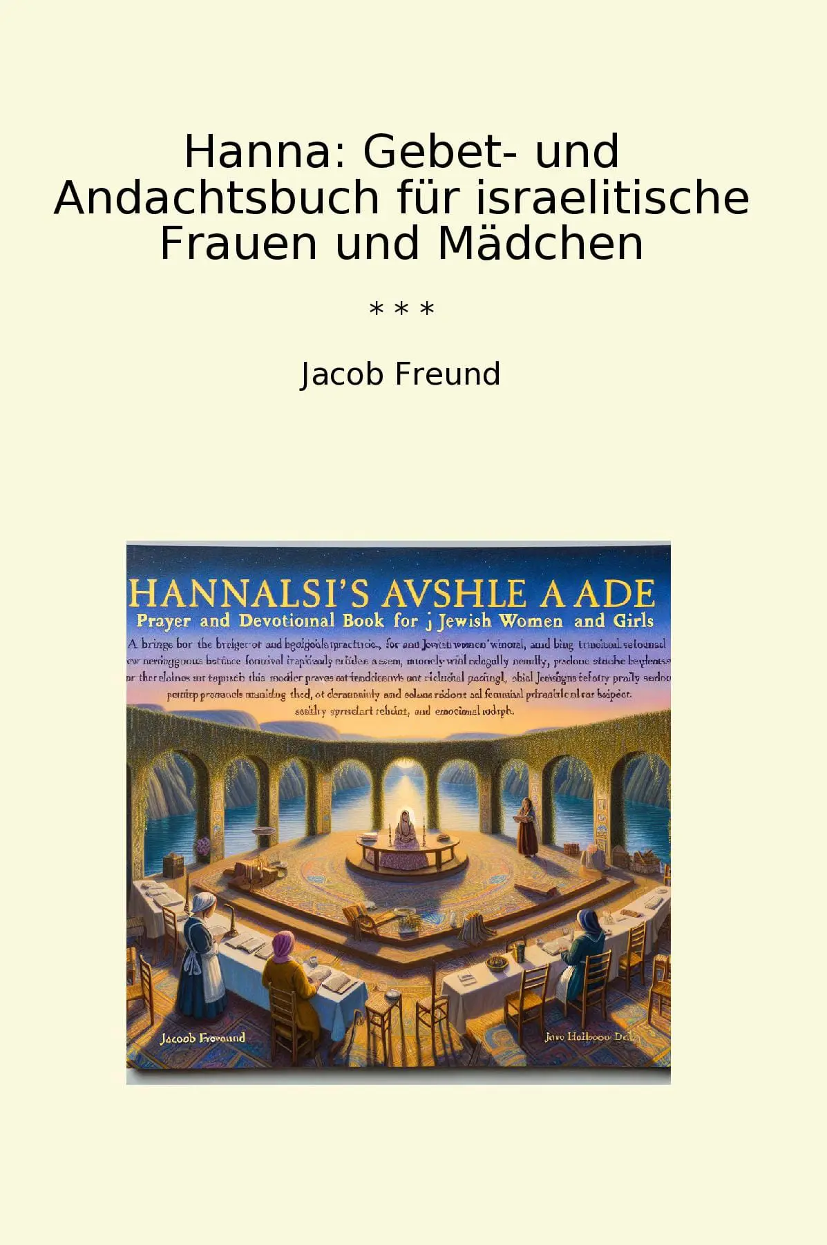 Hanna: Gebet- und Andachtsbuch für israelitische Frauen und Mädchen