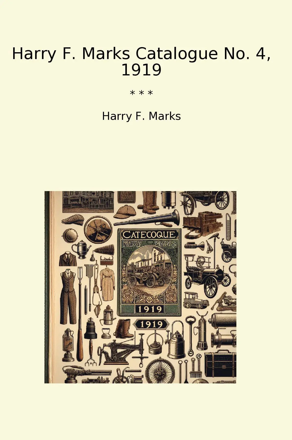 Harry F. Marks Catalogue No. 4, 1919