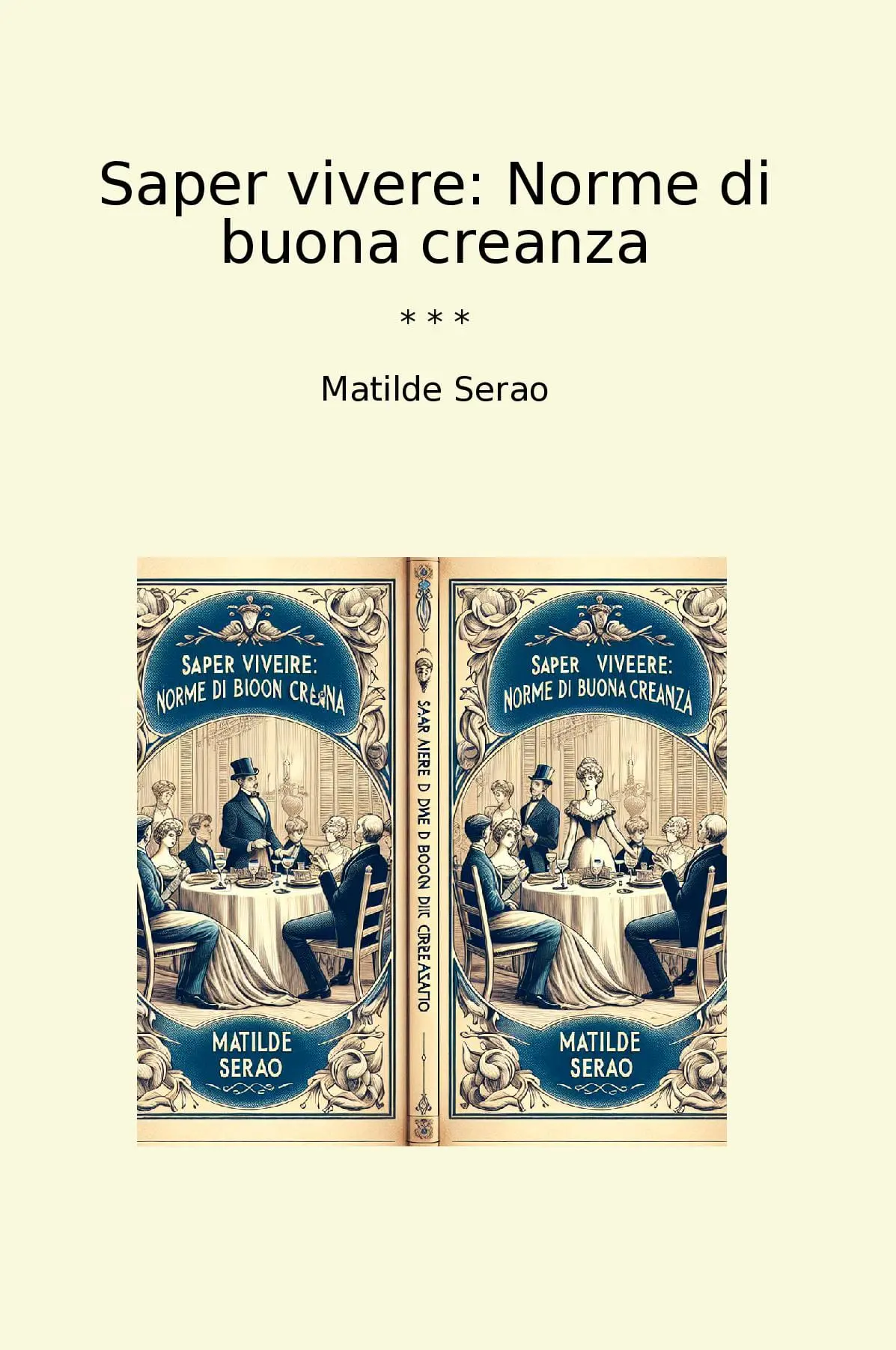 Saper vivere: Norme di buona creanza