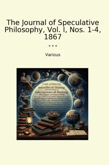The Journal of Speculative Philosophy, Vol. I, Nos. 1-4, 1867