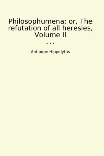 Philosophumena; or, The refutation of all heresies, Volume II