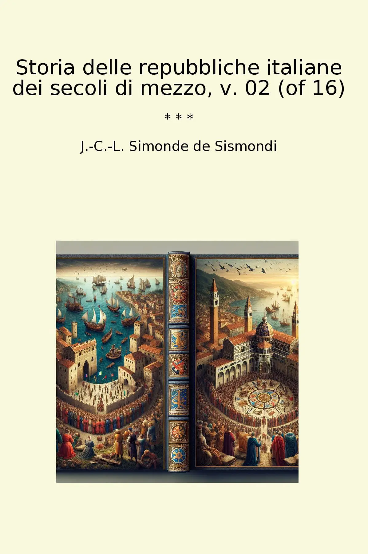 Storia delle repubbliche italiane dei secoli di mezzo, v. 02 (of 16)