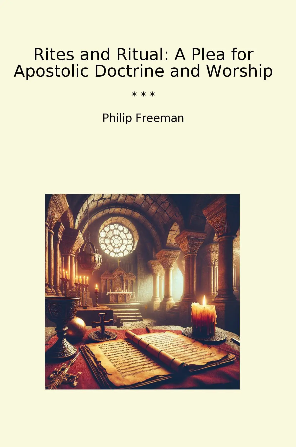 Rites and Ritual: A Plea for Apostolic Doctrine and Worship