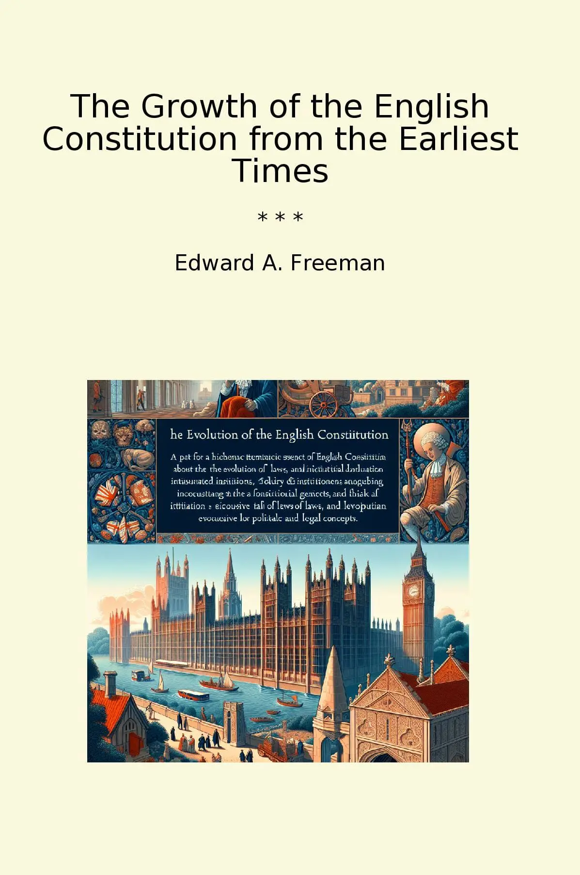 The Growth of the English Constitution from the Earliest Times