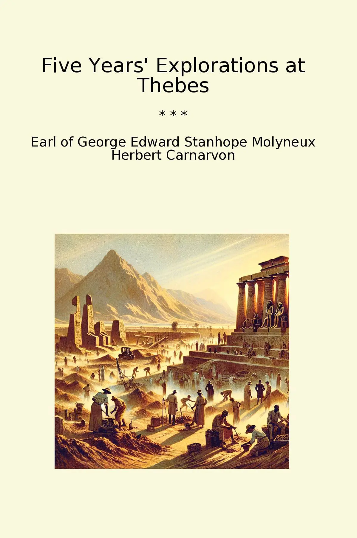 Five Years' Explorations at Thebes