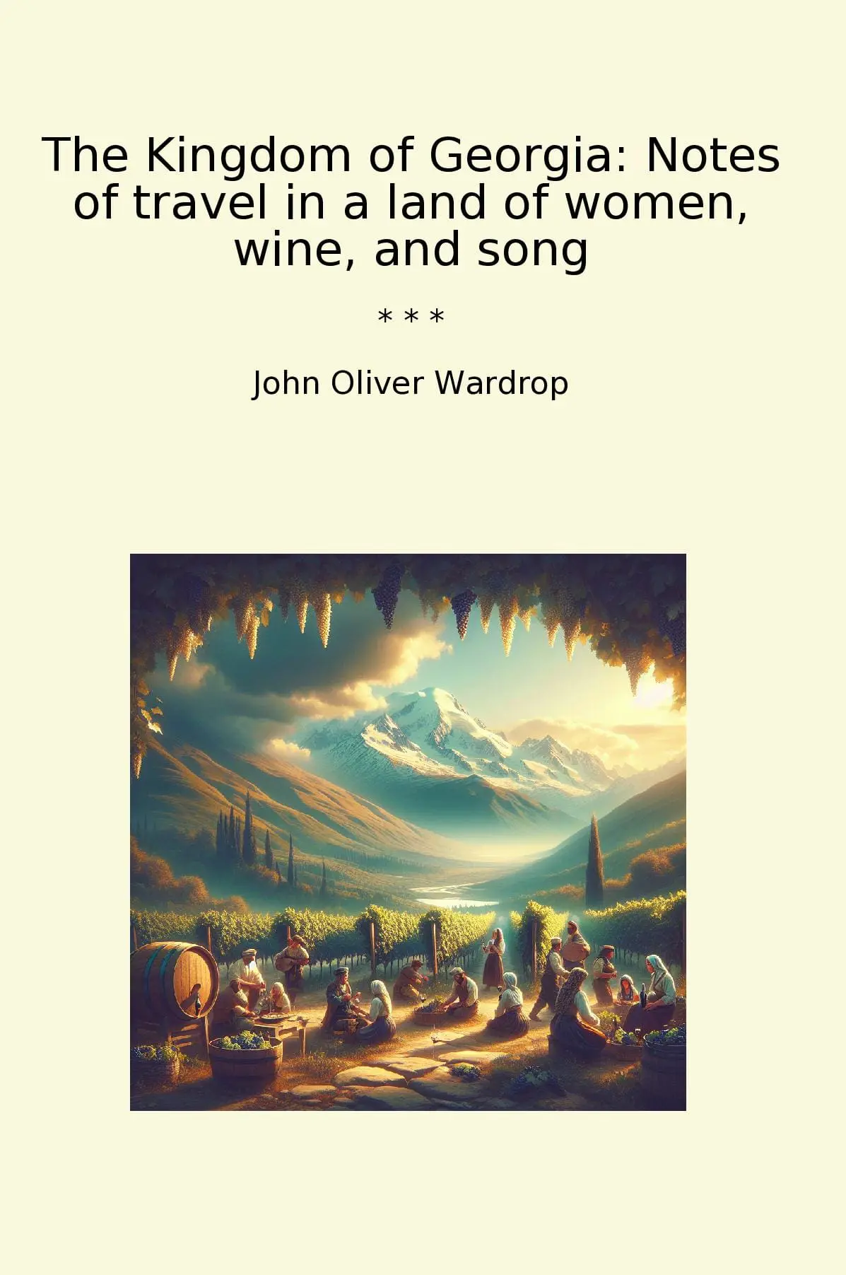 The Kingdom of Georgia: Notes of travel in a land of women, wine, and song