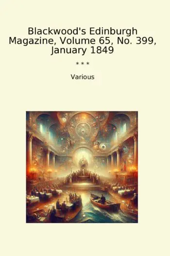 Blackwood's Edinburgh Magazine, Volume 65, No. 399, January 1849
