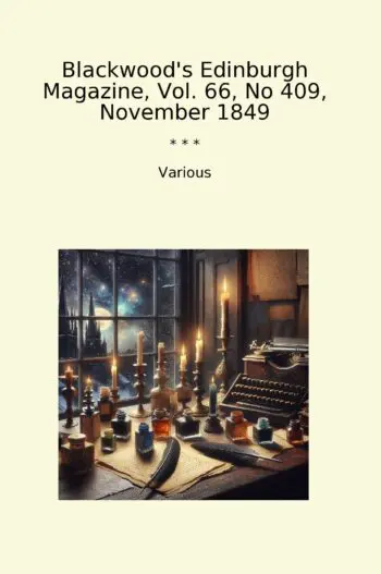 Blackwood's Edinburgh Magazine, Vol. 66, No 409, November 1849