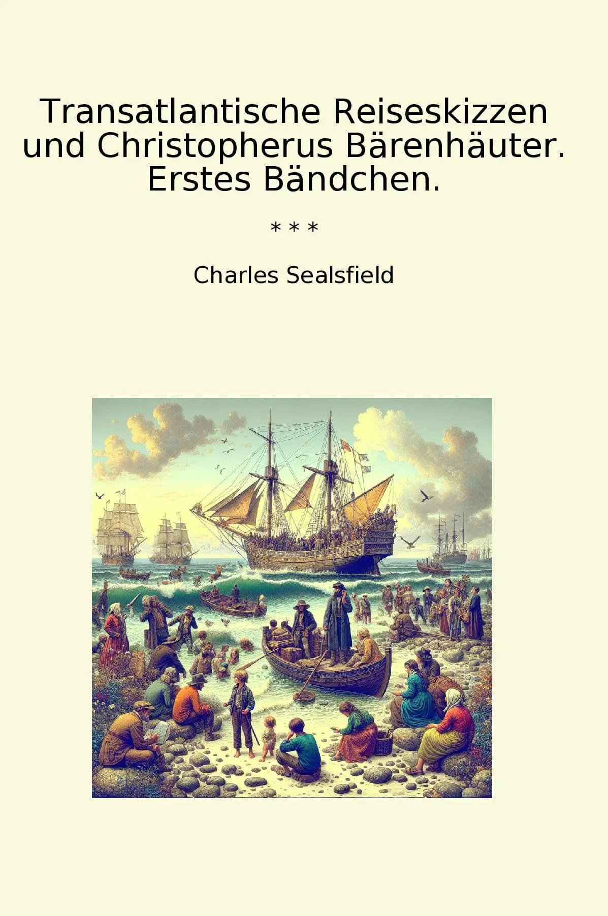 Transatlantische Reiseskizzen und Christopherus Bärenhäuter. Erstes Bändchen.