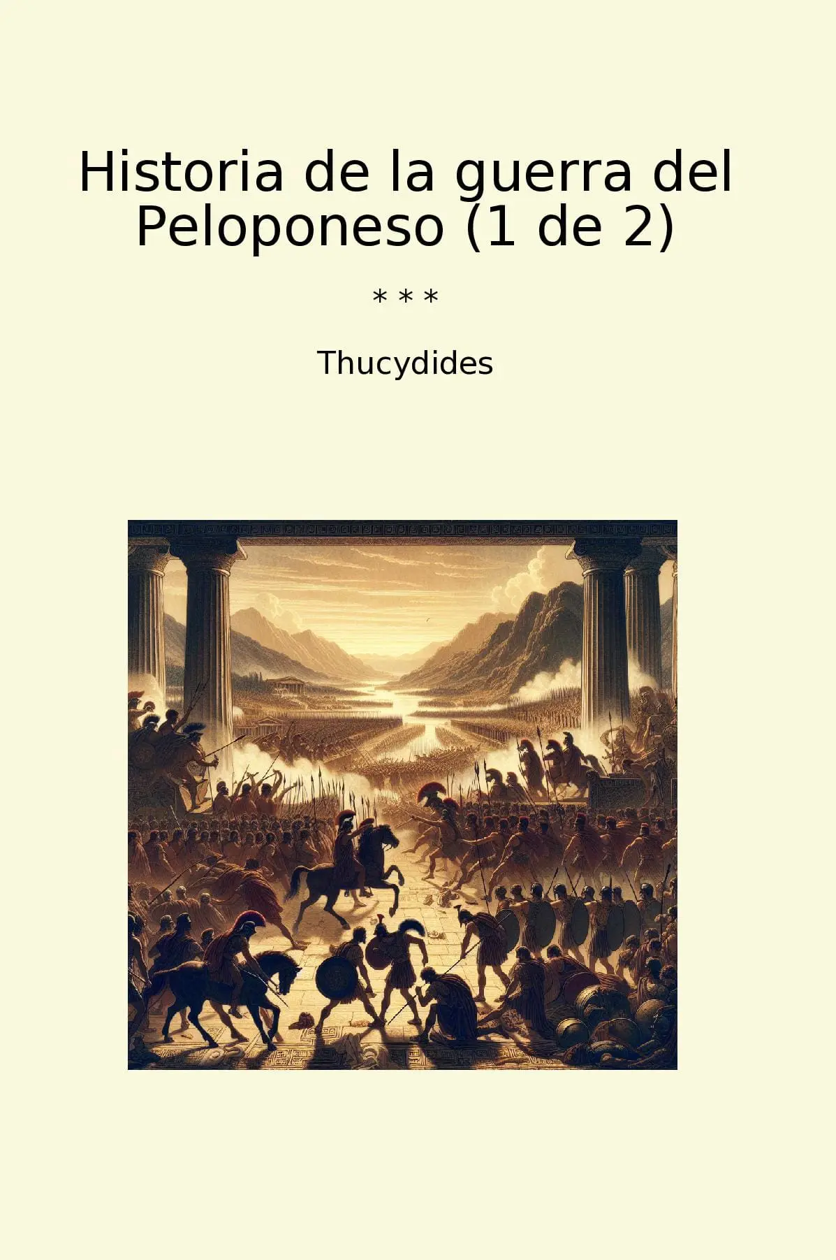 Historia de la guerra del Peloponeso (1 de 2)