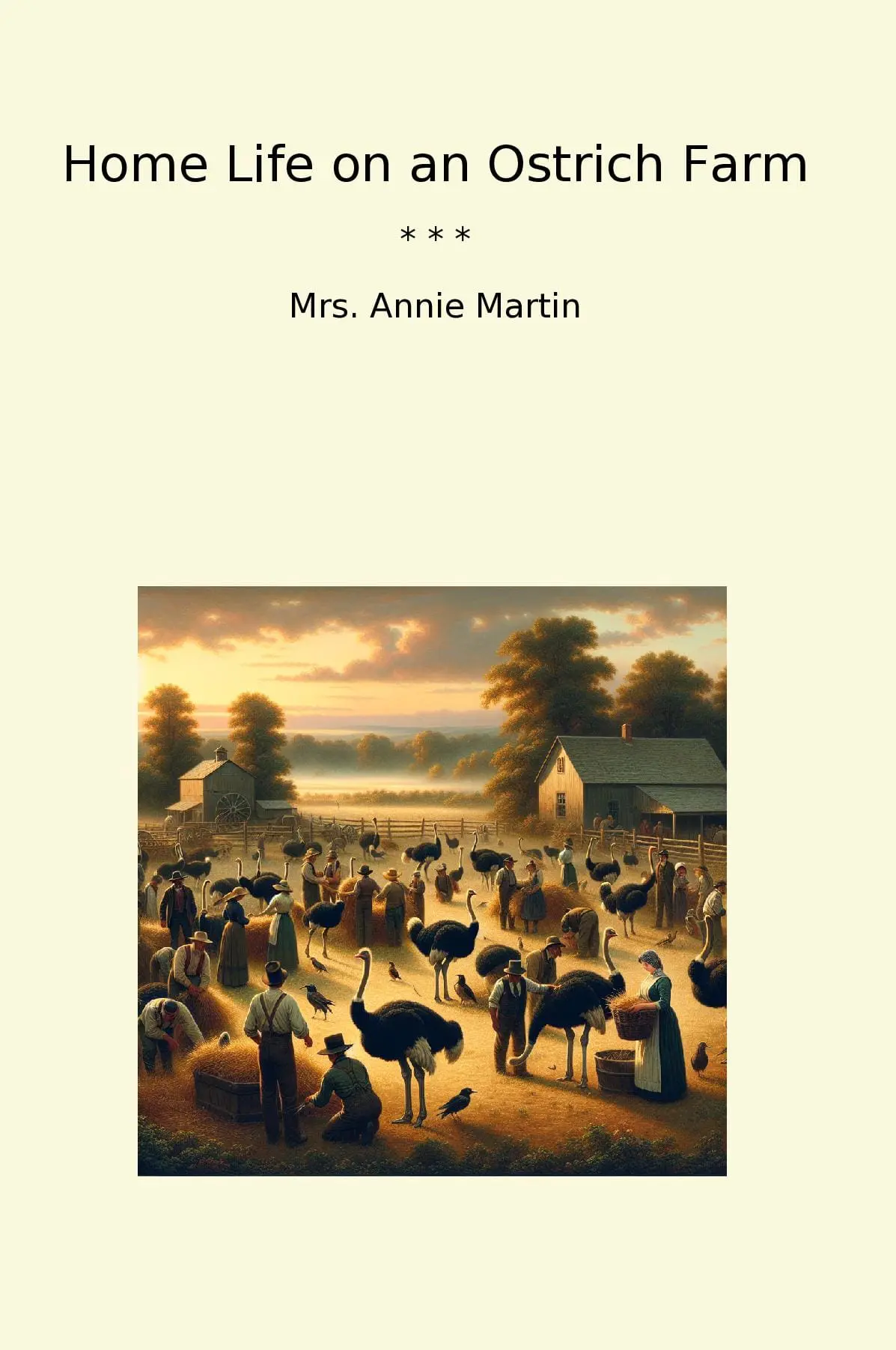 Home Life on an Ostrich Farm