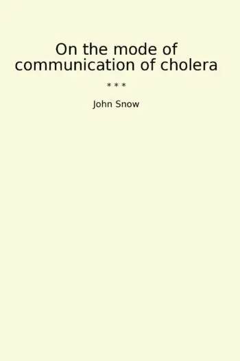 On the mode of communication of cholera