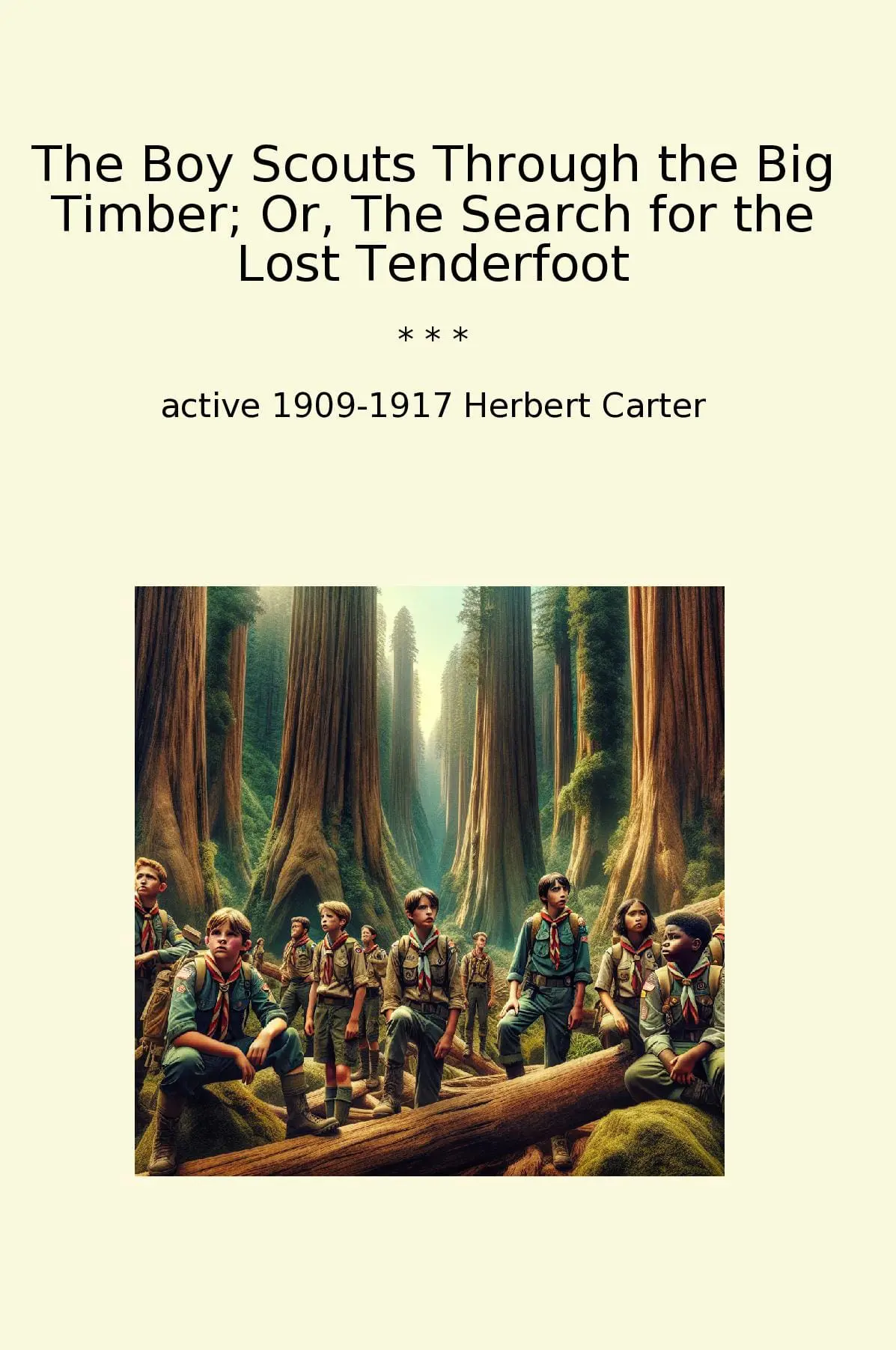 The Boy Scouts Through the Big Timber; Or, The Search for the Lost Tenderfoot