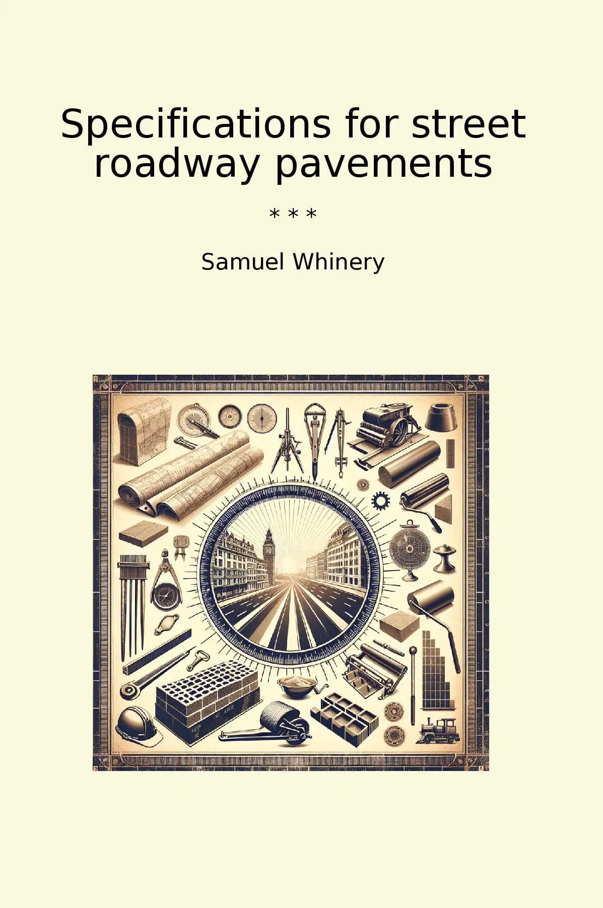 Specifications for street roadway pavements