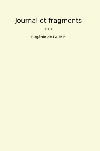 Journal et fragments
