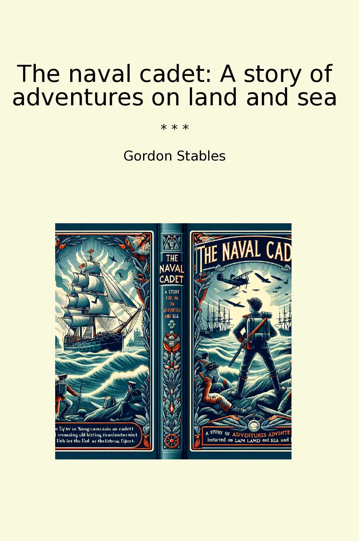 The naval cadet: A story of adventures on land and sea