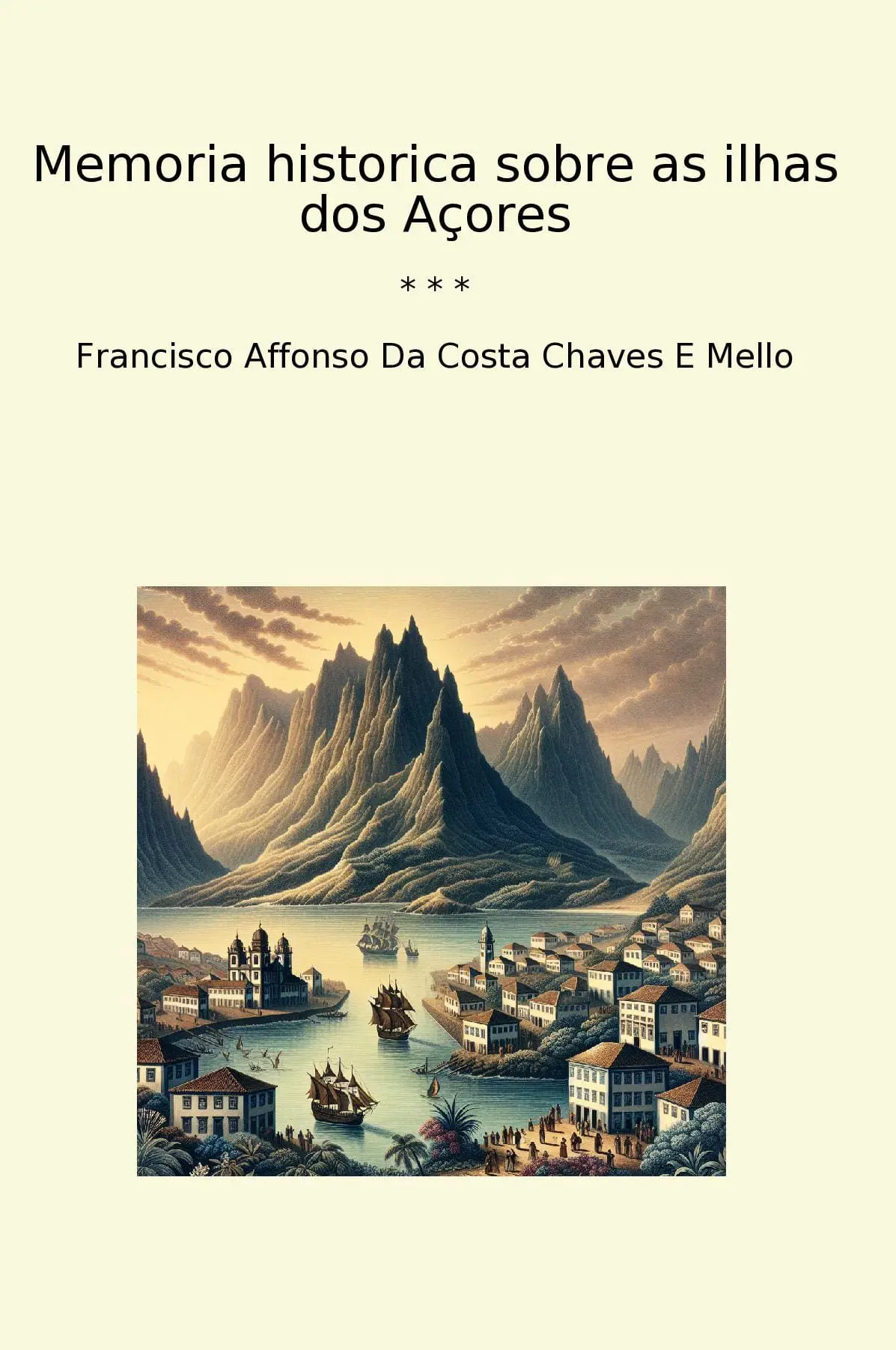 Memoria historica sobre as ilhas dos Açores