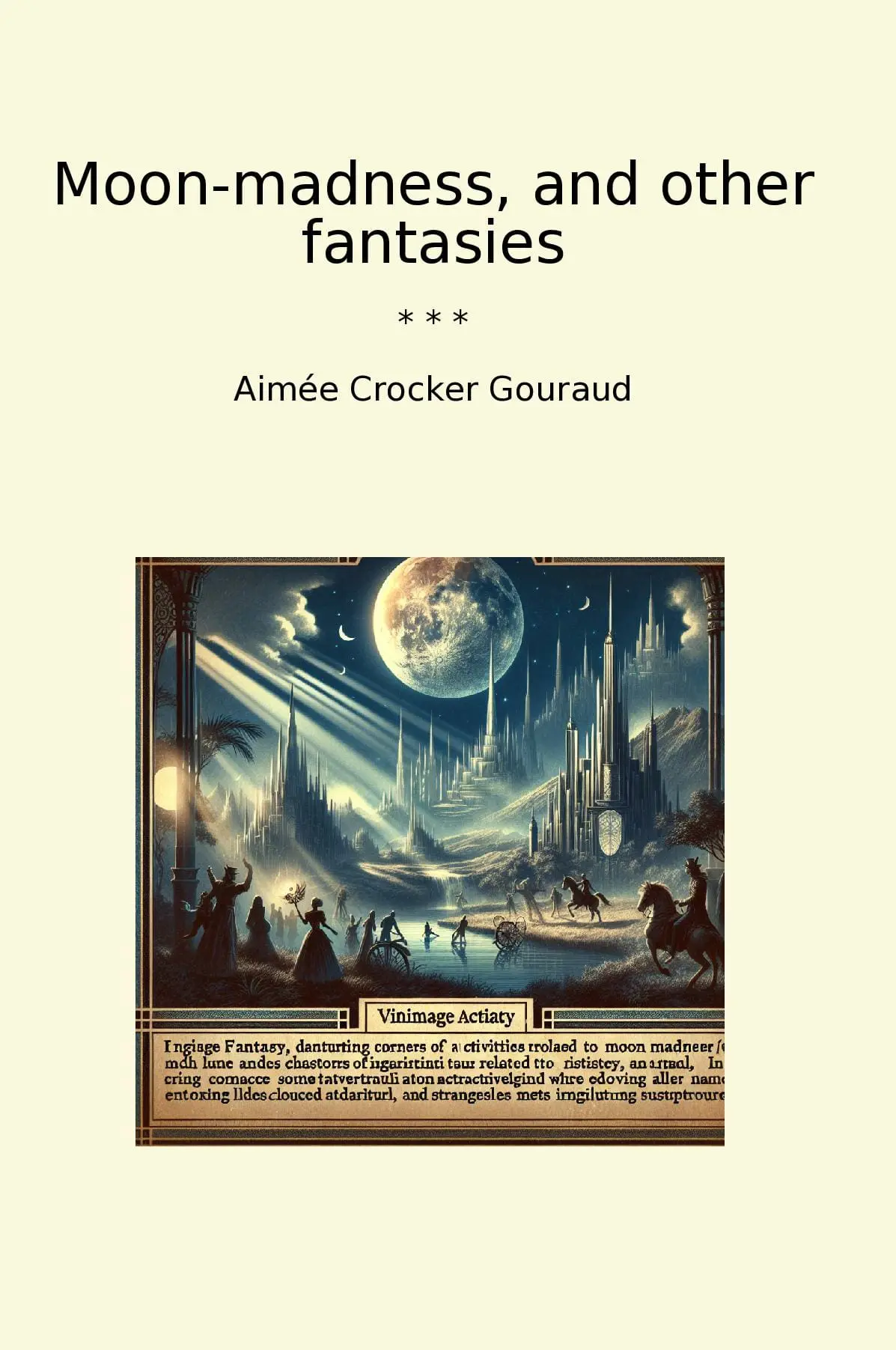 Moon-madness, and other fantasies