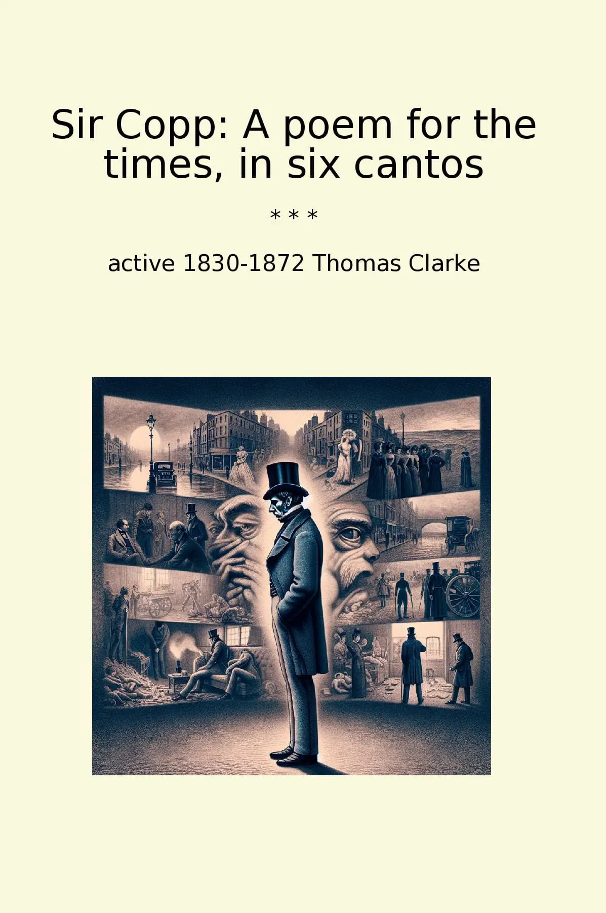 Sir Copp: A poem for the times, in six cantos