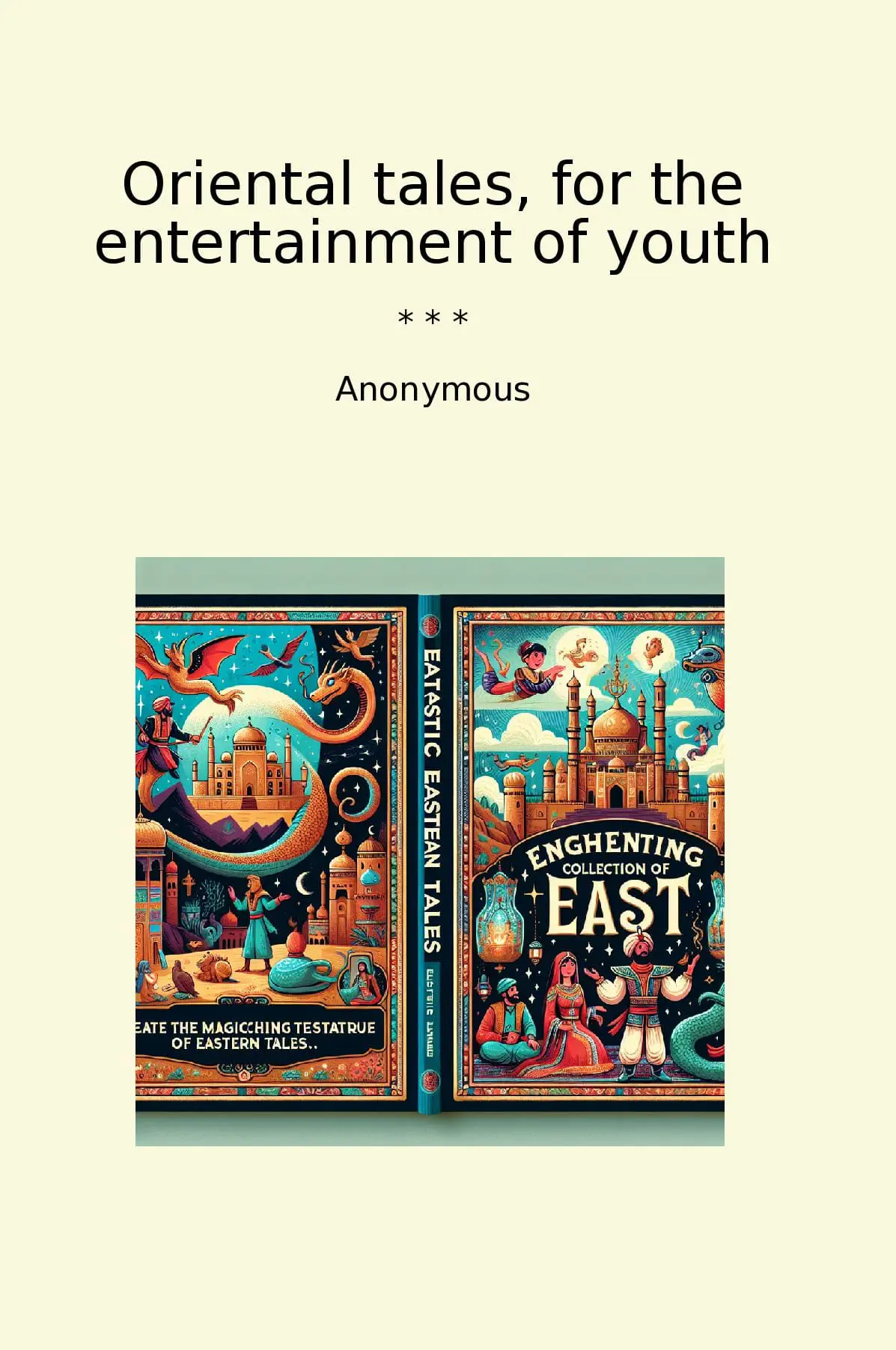 Oriental tales, for the entertainment of youth