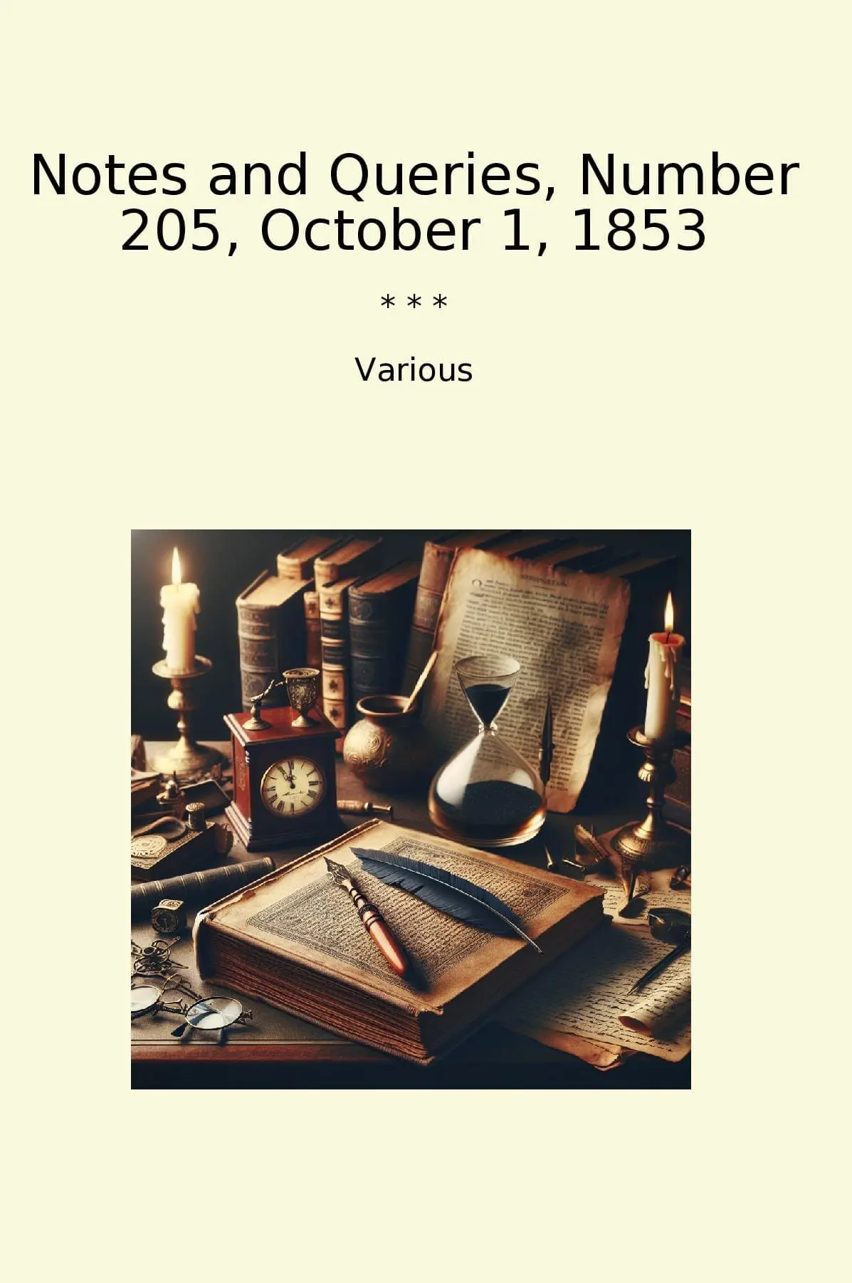 Notes and Queries, Number 205, October 1, 1853