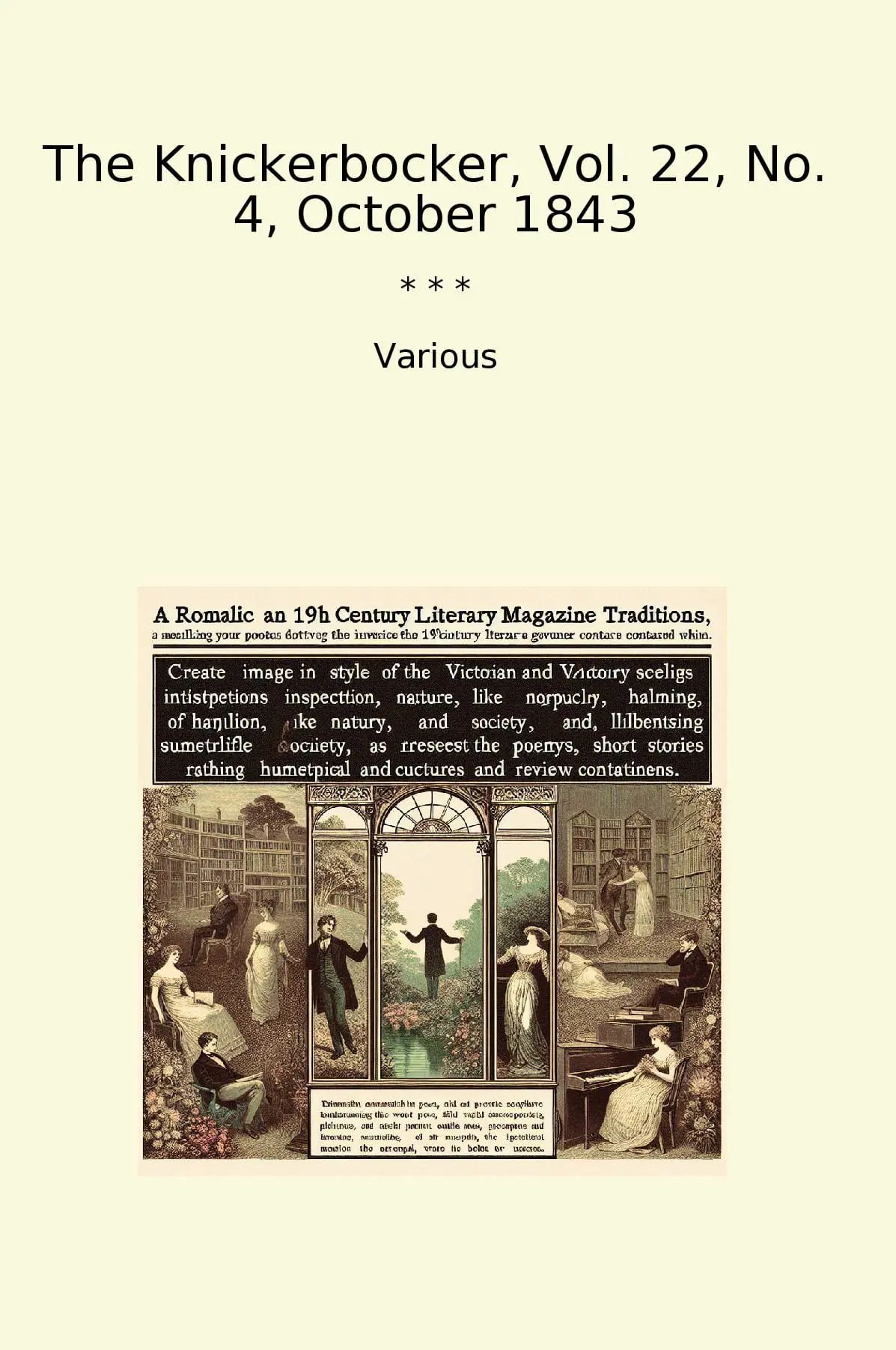 The Knickerbocker, Vol. 22, No. 4, October 1843