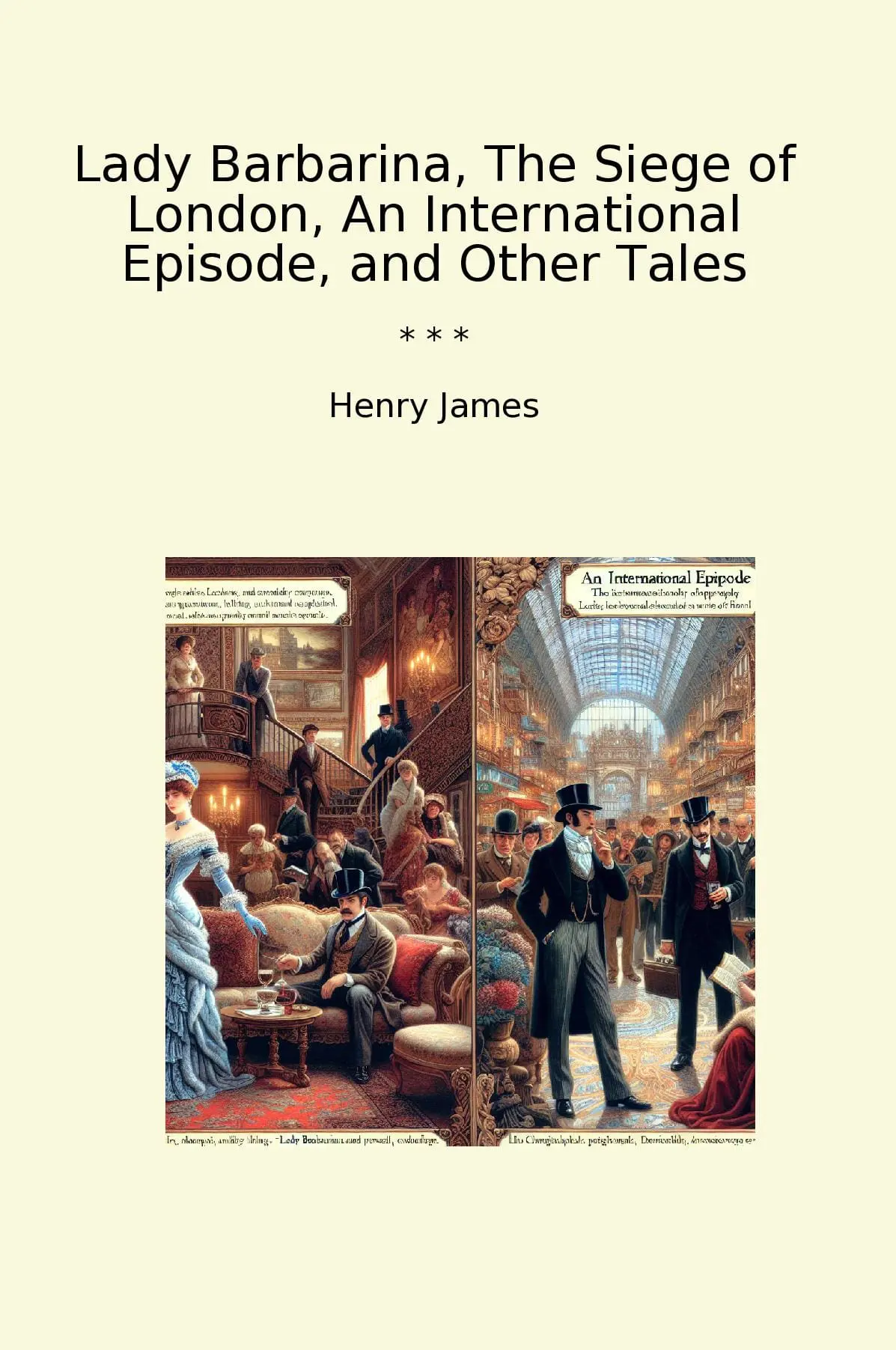 Lady Barbarina, The Siege of London, An International Episode, and Other Tales