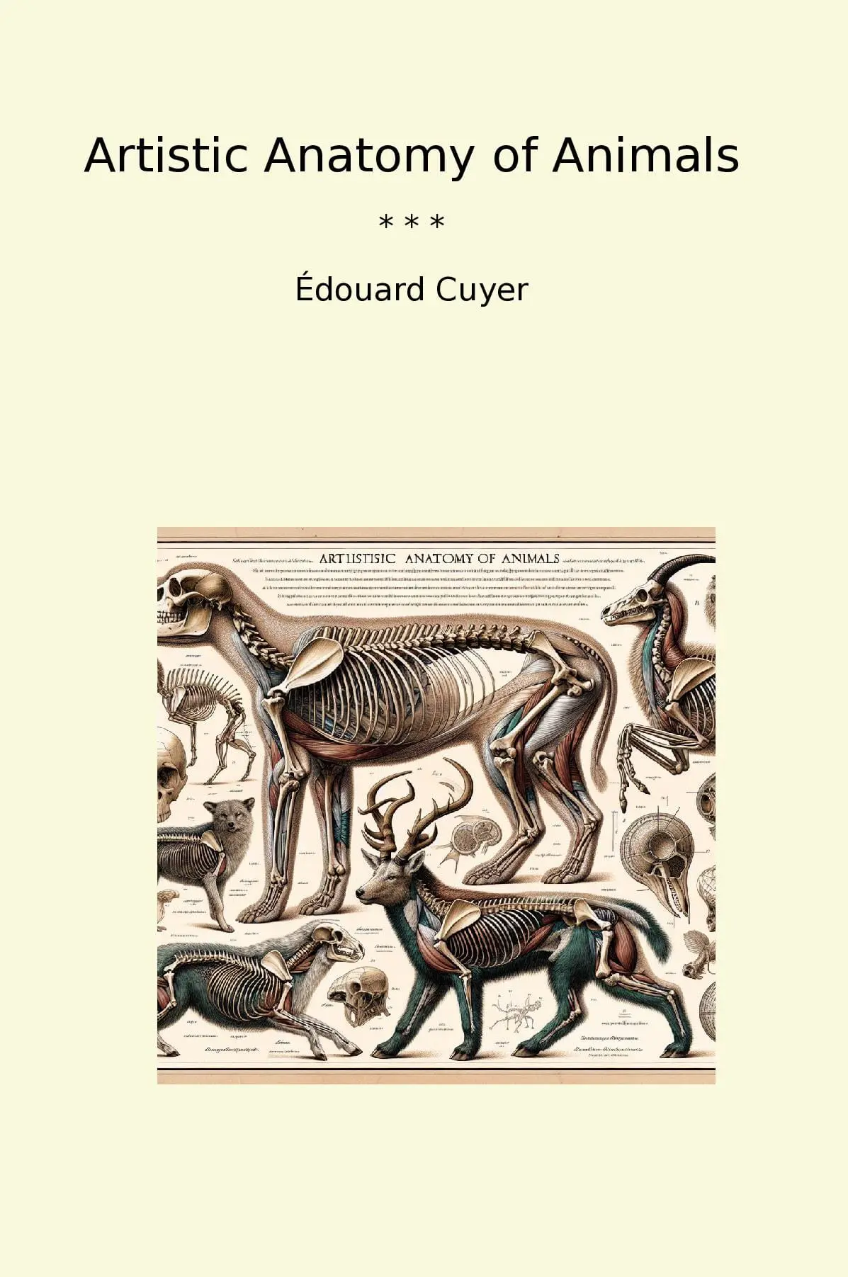 Artistic Anatomy of Animals