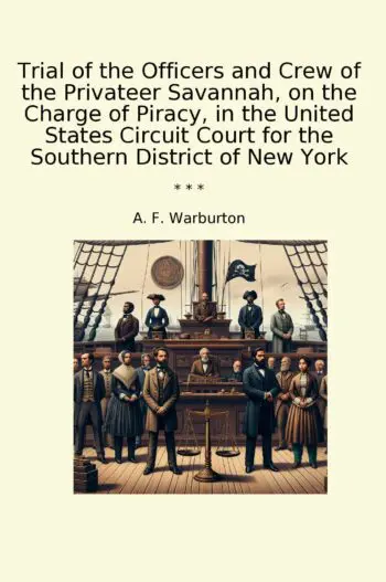 Trial of the Officers and Crew of the Privateer Savannah, on the Charge of Piracy, in the United States Circuit Court for the Southern District of New York