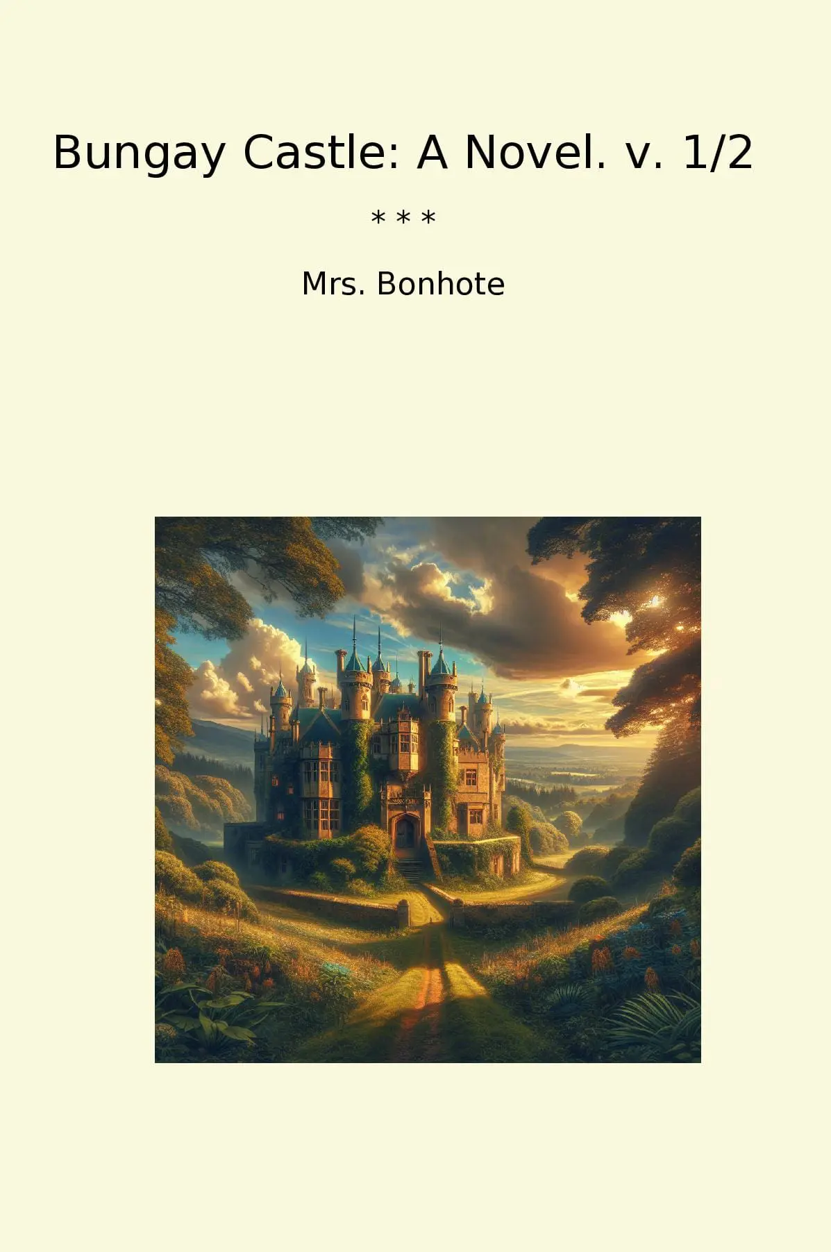 Bungay Castle: A Novel. v. 1/2