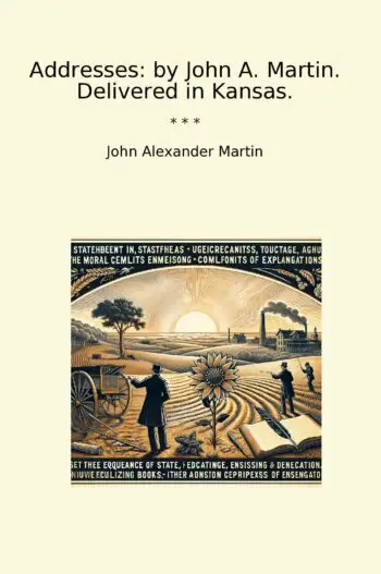 Addresses: by John A. Martin. Delivered in Kansas.