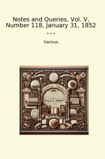 Notes and Queries, Vol. V, Number 118, January 31, 1852