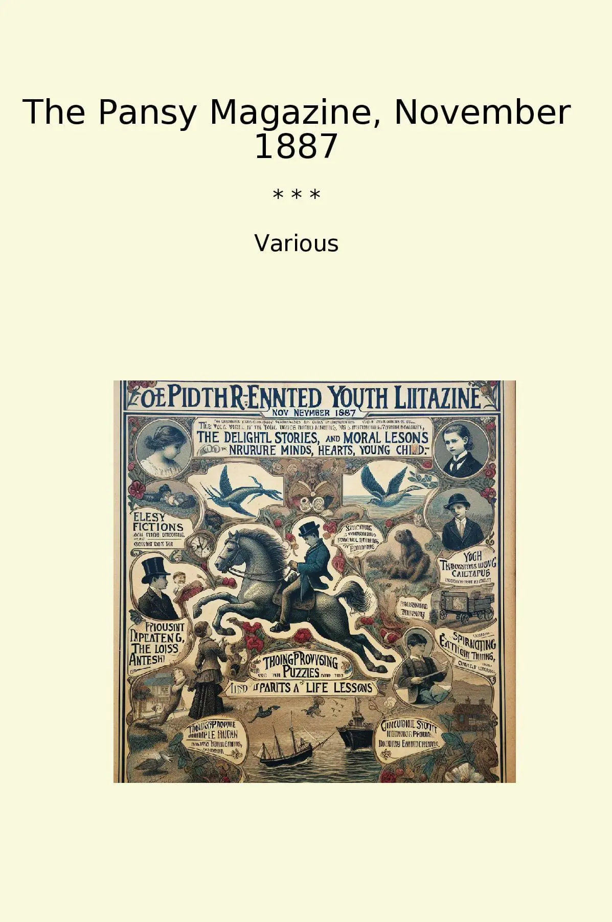 The Pansy Magazine, November 1887