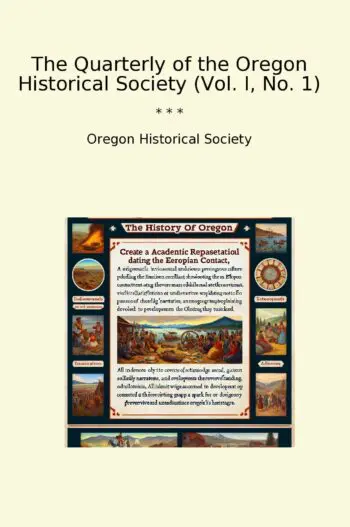 The Quarterly of the Oregon Historical Society (Vol. I, No. 1)