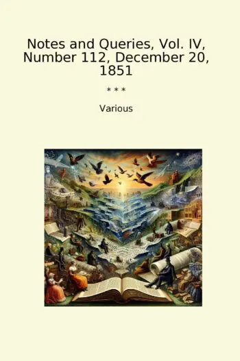 Notes and Queries, Vol. IV, Number 112, December 20, 1851