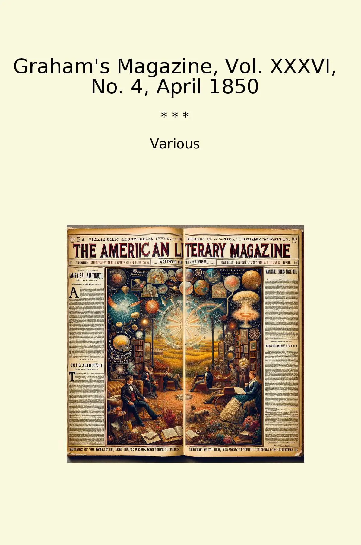 Graham's Magazine, Vol. XXXVI, No. 4, April 1850