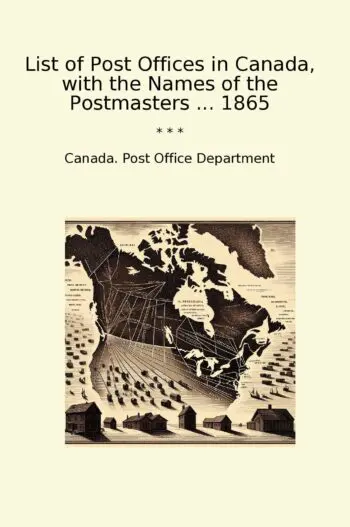 List of Post Offices in Canada, with the Names of the Postmasters ... 1865