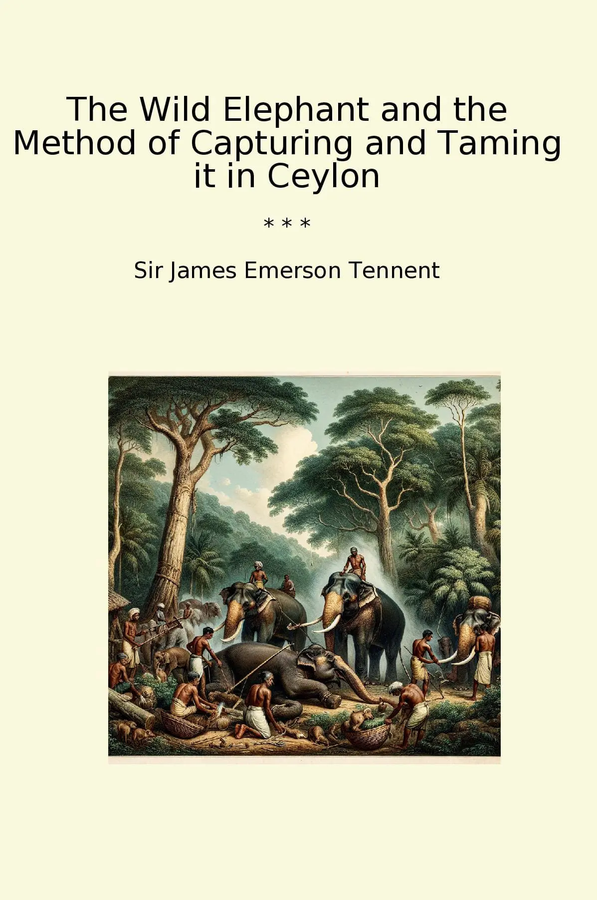 The Wild Elephant and the Method of Capturing and Taming it in Ceylon