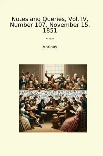 Notes and Queries, Vol. IV, Number 107, November 15, 1851