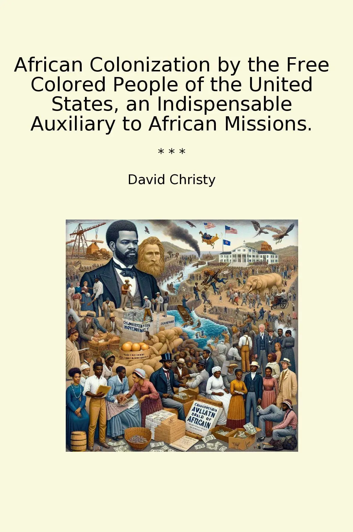 African Colonization by the Free Colored People of the United States, an Indispensable Auxiliary to African Missions.