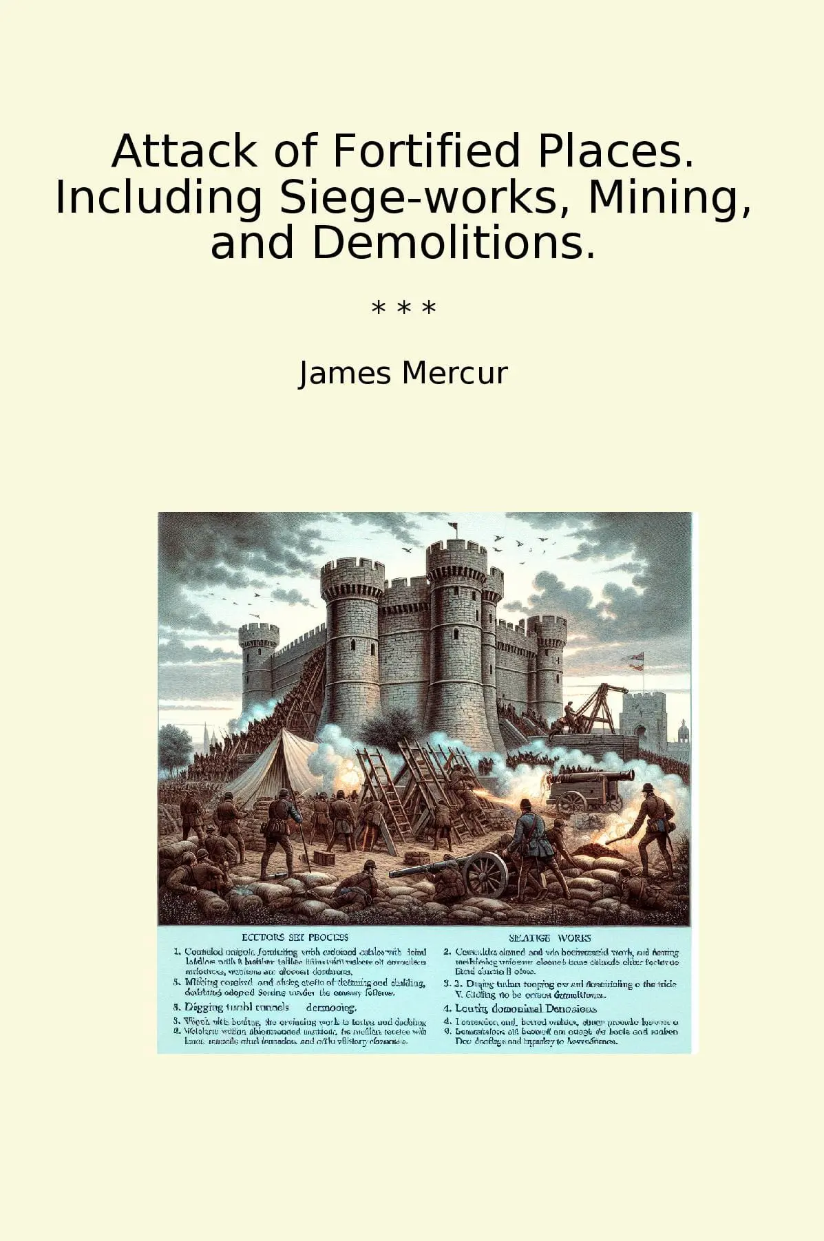 Attack of Fortified Places. Including Siege-works, Mining, and Demolitions.