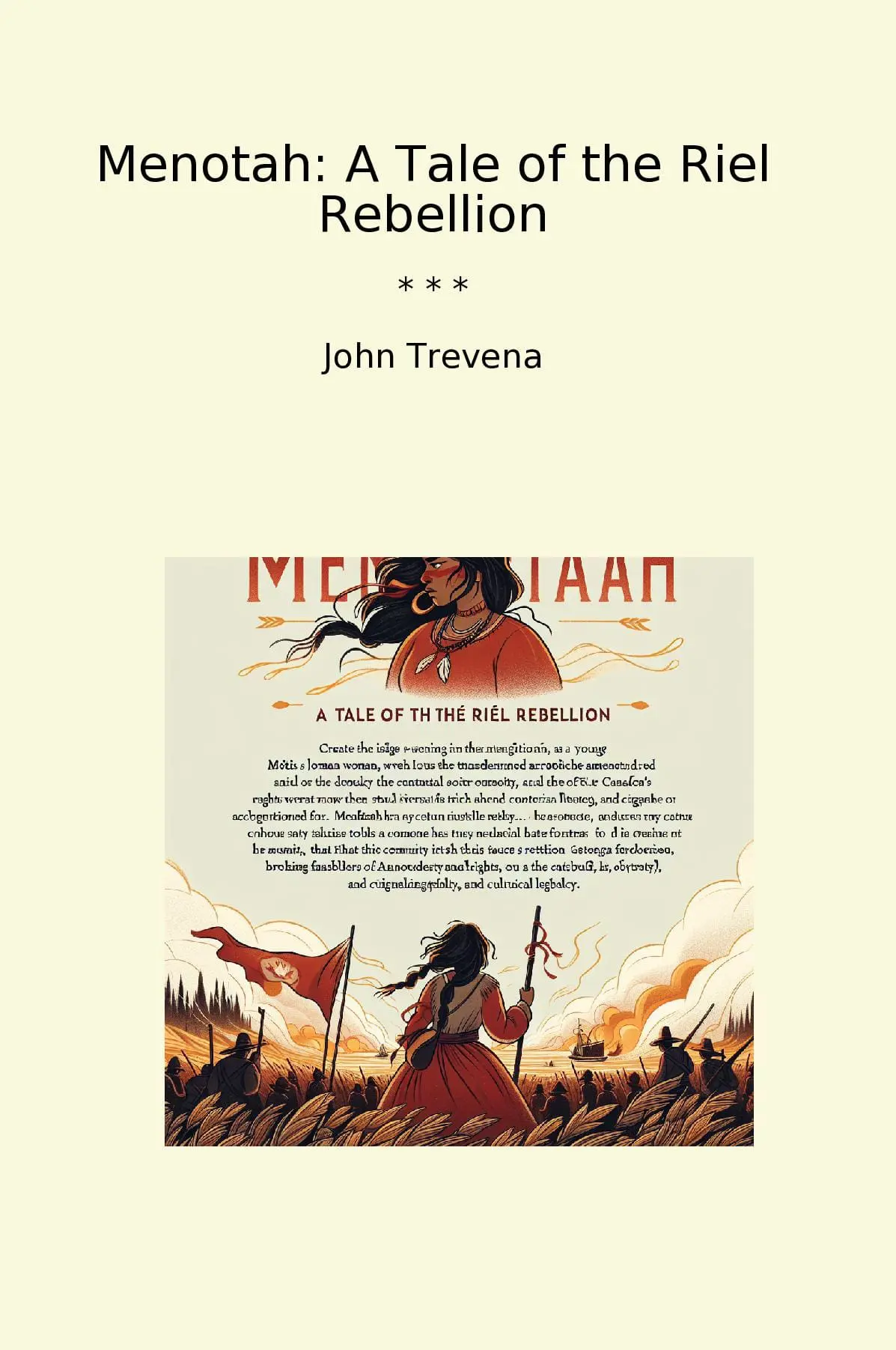 Menotah: A Tale of the Riel Rebellion