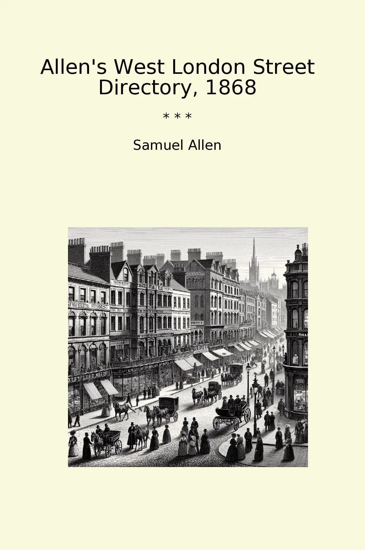 Allen's West London Street Directory, 1868