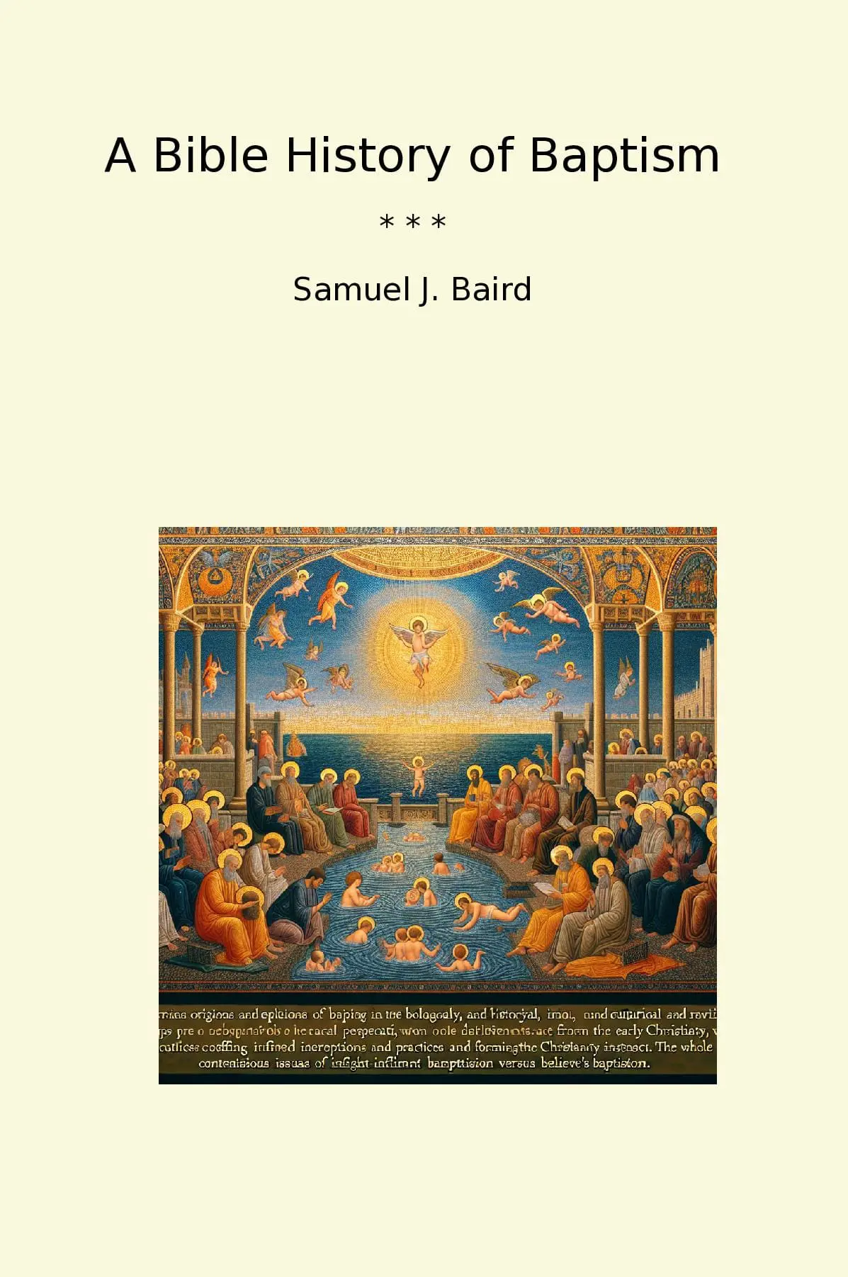 A Bible History of Baptism