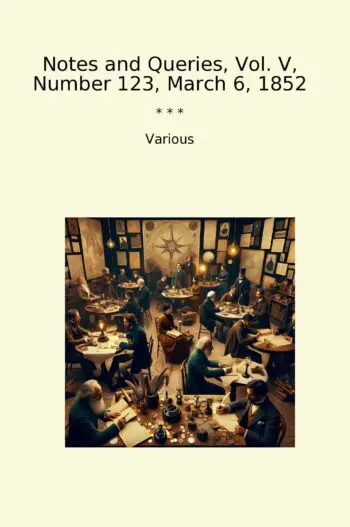 Notes and Queries, Vol. V, Number 123, March 6, 1852