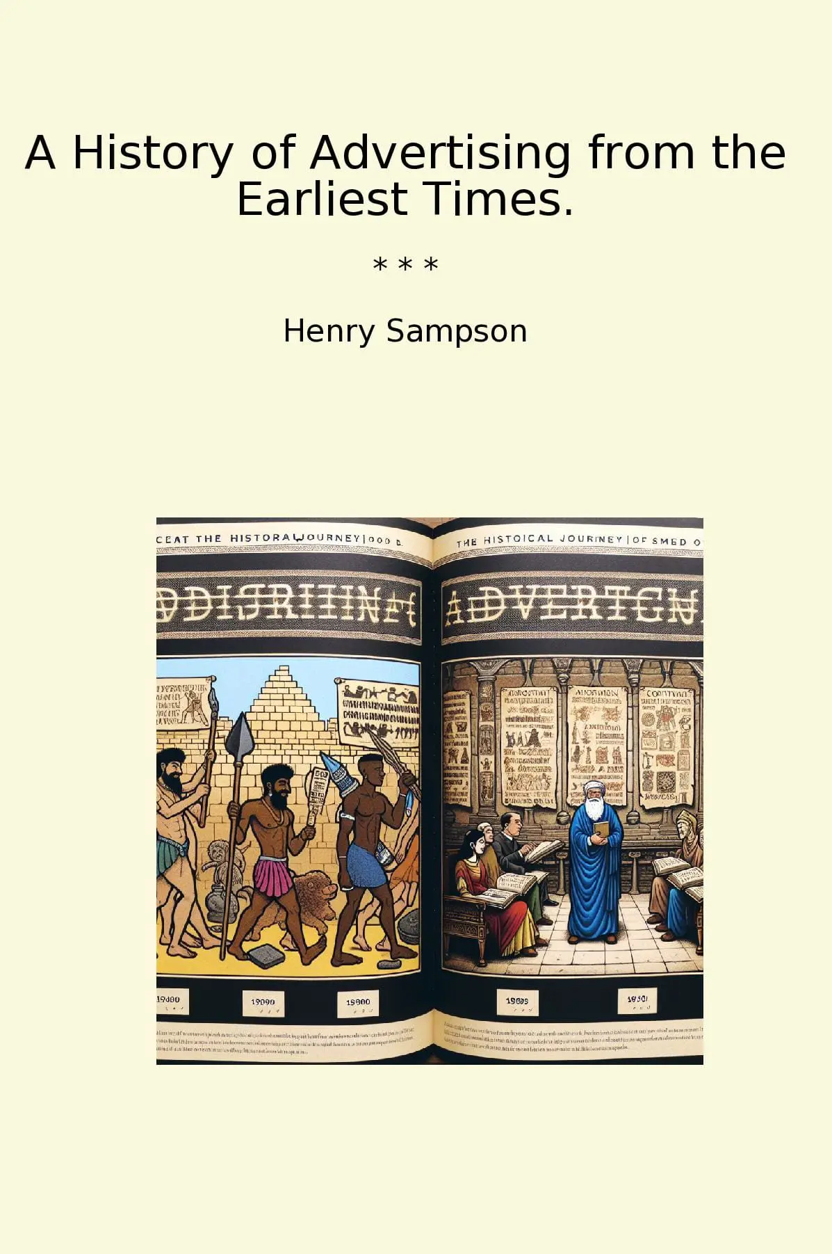 A History of Advertising from the Earliest Times.