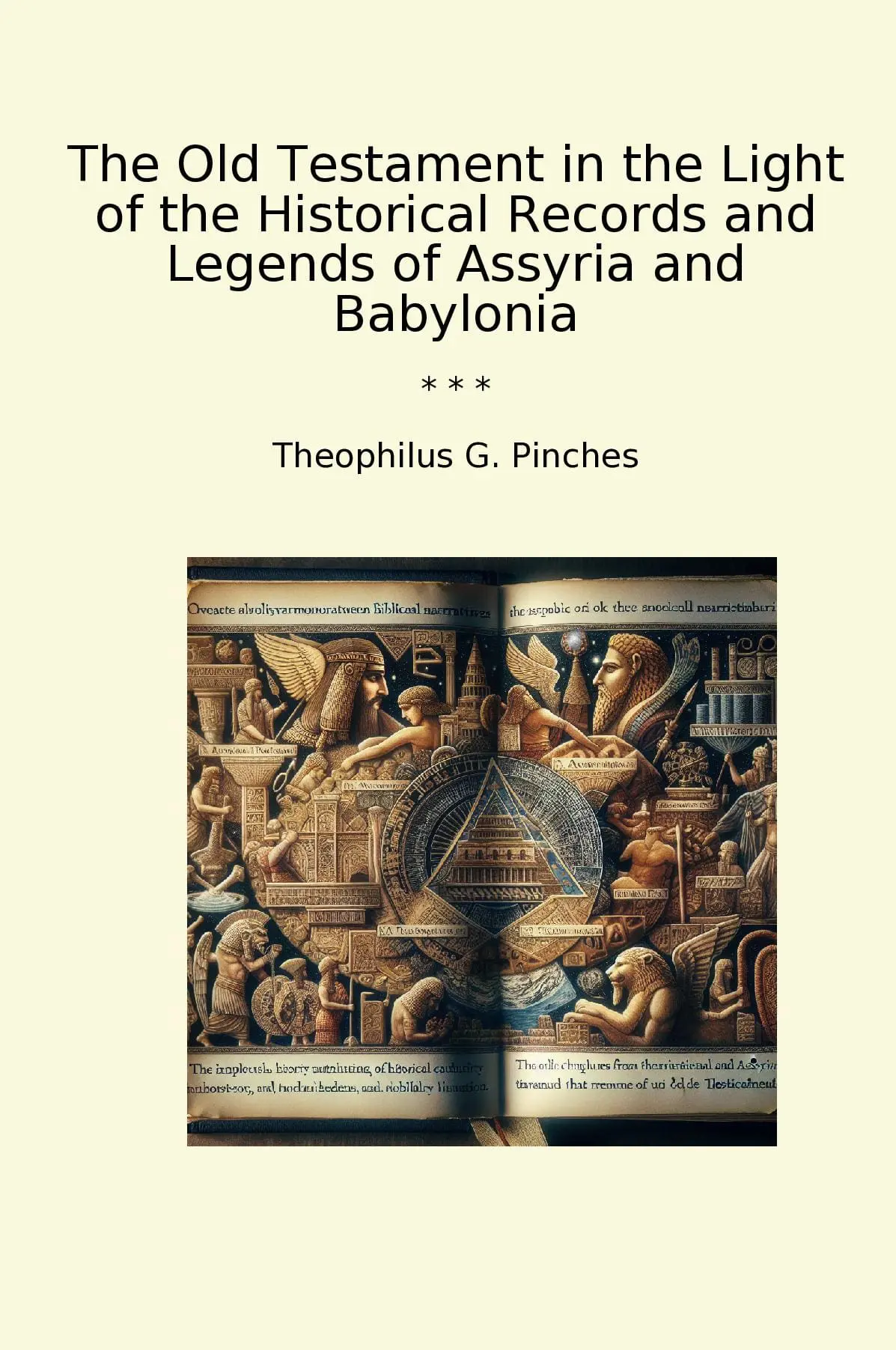The Old Testament in the Light of the Historical Records and Legends of Assyria and Babylonia